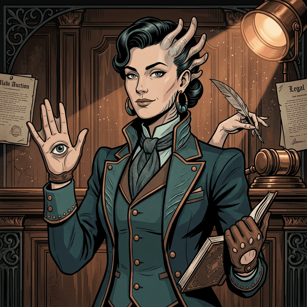 Madam Ledger portrait